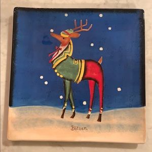 Blitzed Holiday Plate